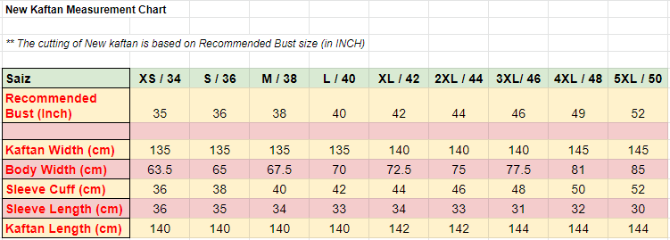 Jerusha New Kaftan (Size xs - 5xl) - Image 12