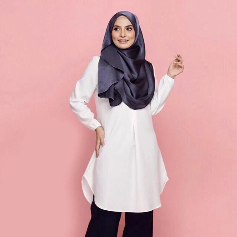 Munirah Pocket Long Blouse - Image 3