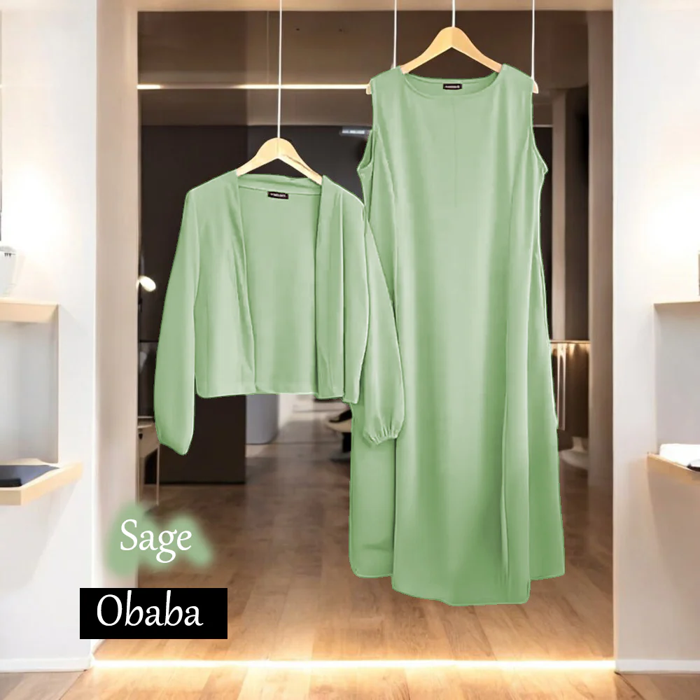 Obaba B Cardigan Dress - Image 10
