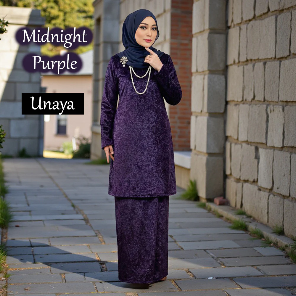 Unaya Brocade Baju Kurung Moden - Buy 2 @ Free Shipping - Image 3