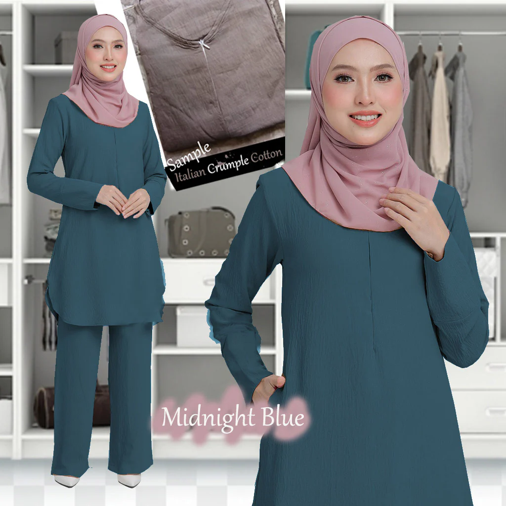 Yalina Cotton Muslimah Set A - Image 4
