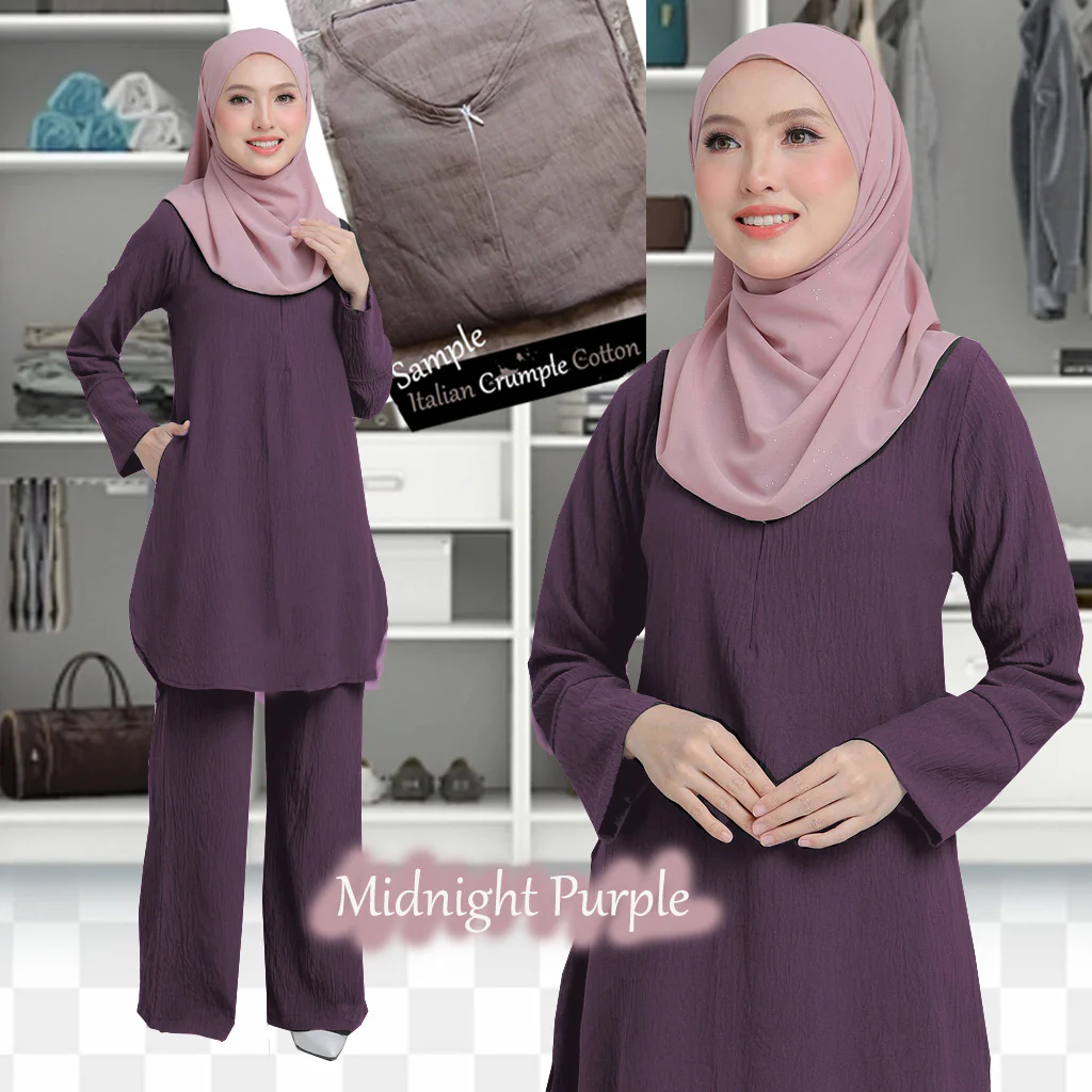 Yalina Cotton Muslimah Set A - Image 5