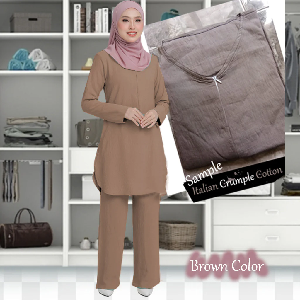 Yalina Cotton Muslimah Set A - Image 7