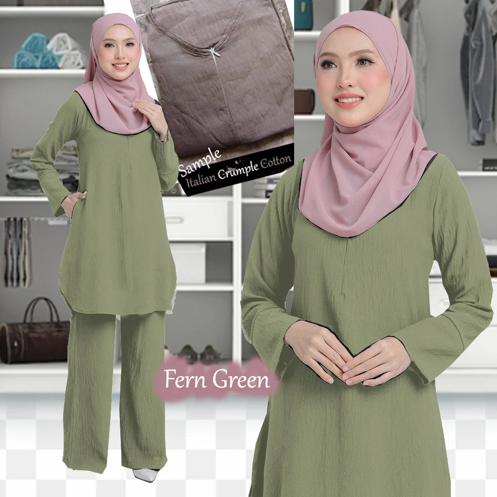 Yalina Cotton Muslimah Set A - Image 9
