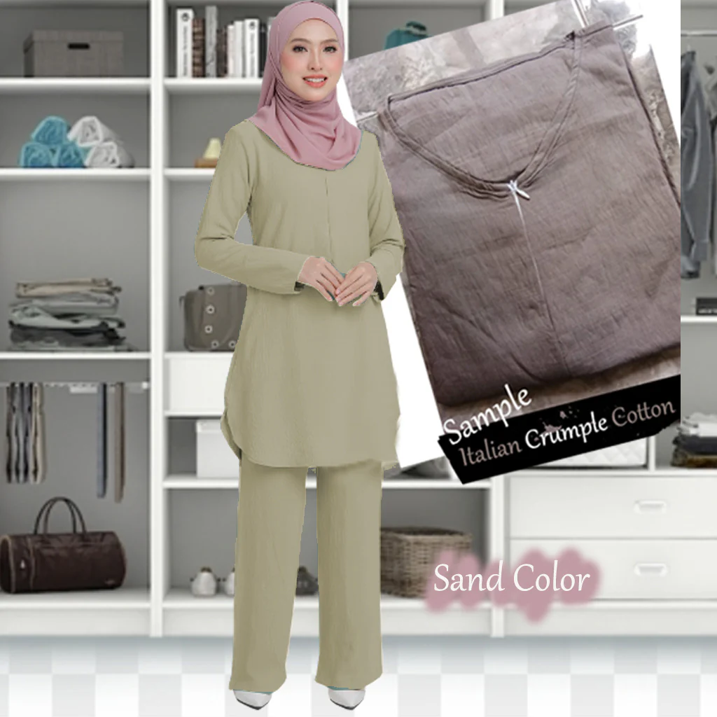 Yalina Cotton Muslimah Set B - Image 3